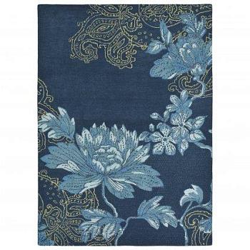 37508 (170 x 240), Flabled Floral, Navy, Wedgwood