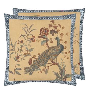 CCJD5082, Peacock Toile, Sepia, John Derian